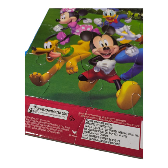 Puzzles For Kids 4PKDisney Minnie Mouse Paw Patrol Vampirina Mickey&Friends Used - Picture 6 of 6
